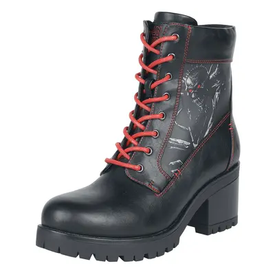 Iron Maiden EMP Signature Collection Laced Boots black