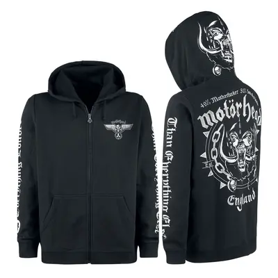 Motörhead England Hooded zip black