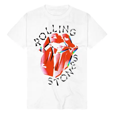 The Rolling Stones Hackney Diamonds Prism Tongue T-Shirt white