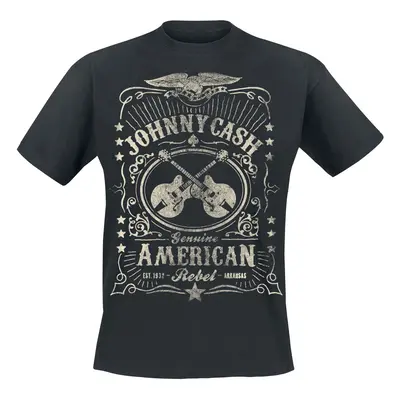 Johnny Cash American Rebel T-Shirt black