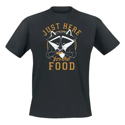 Pocahontas Just Here For Food T-Shirt black