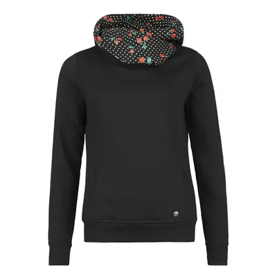 Pussy Deluxe Special cherries shawl hoodie & hairband Hooded sweater black