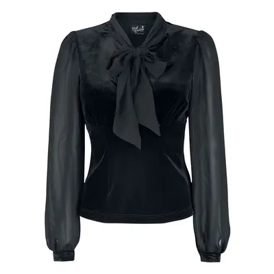 Hell Bunny Gabriella Top Blouse black