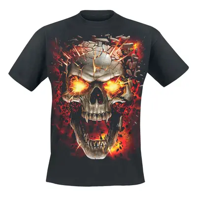 Spiral Skull Blast T-Shirt black