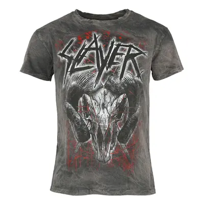 Slayer Mongo Logo T-Shirt charcoal