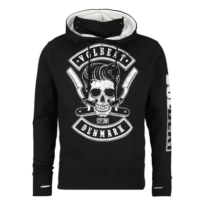 Volbeat Denmark Skull Hooded sweater black