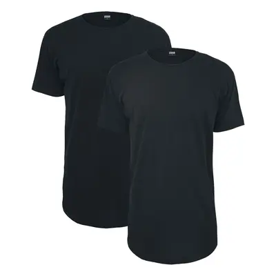 Urban Classics Pre-Pack Shaped Long Tee 2-Pack T-Shirt black