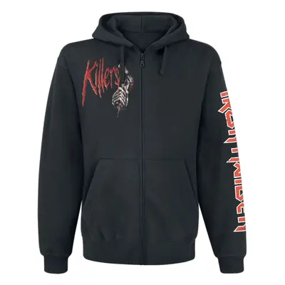 Iron Maiden Eddie Kills Hooded zip black