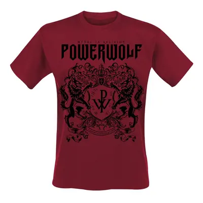 Powerwolf Logo (red) T-Shirt red