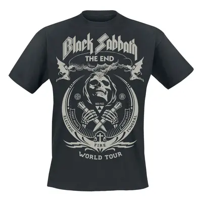 Black Sabbath The End Grim Reaper T-Shirt black