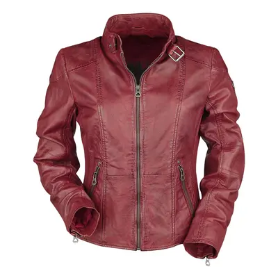 Gipsy Kina LEGV Leather Jacket red