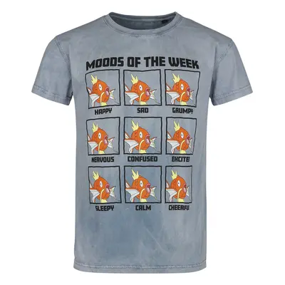 Pokémon Magikarp - Moods of the Week T-Shirt blue