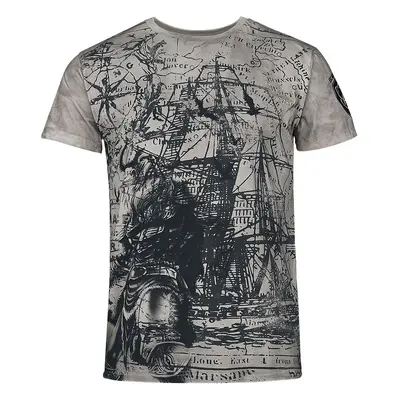 Black Premium by EMP Rebel Soul T-Shirt grey