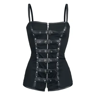 Burleska Biker Top black