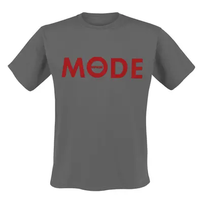 Depeche Mode Red Logo T-Shirt charcoal