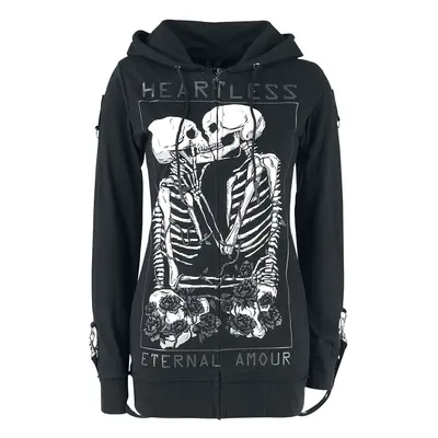 Heartless Karin Hood Hooded zip black