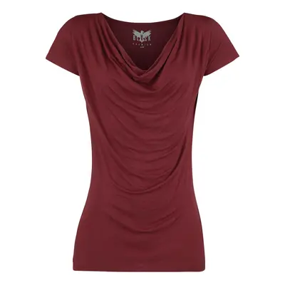 Black Premium by EMP Emma T-Shirt burgundy