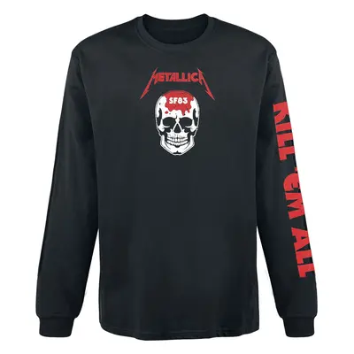 Metallica Kill 'Em All - Skull Long-sleeve Shirt black