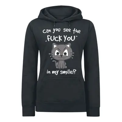 Tierisch Can You See The Fuck You In My Smile!? Hooded sweater black