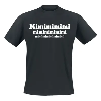 Slogans Mimimimimi T-Shirt black