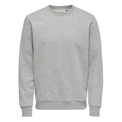 ONLY and SONS Ceres Life Crew Neck Sweatshirt light grey