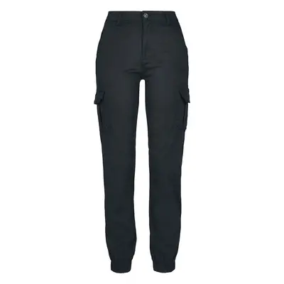 Urban Classics Ladies High Waist Cargo Pants Cargo Trousers black