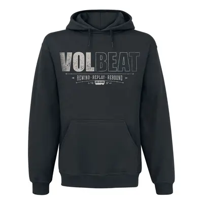 Volbeat Cover - Rewind, Replay, Rebound Hooded sweater black