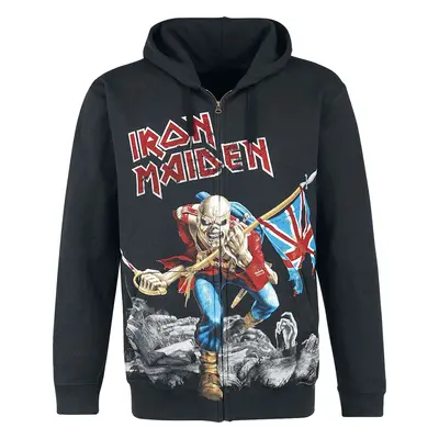 Iron Maiden The Trooper - Battlefield Hooded zip black