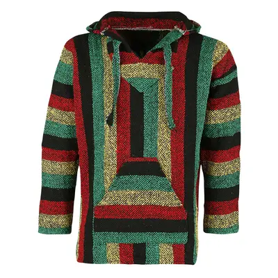 Peyote Mexican Hood Hooded sweater rasta