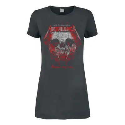 Metallica Amplified Collection - Wherever I May Roam Short dress charcoal