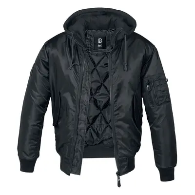 Brandit MA1 Sweathood Bomber Jacket black