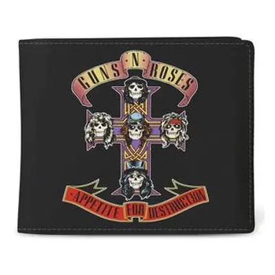 Guns N' Roses Rocksax - Appetite For Destruction Wallet black