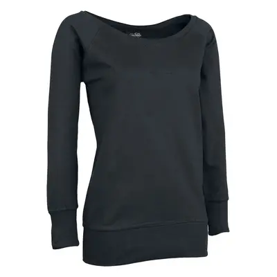 Urban Classics Ladies Wideneck Crewneck Sweatshirt black