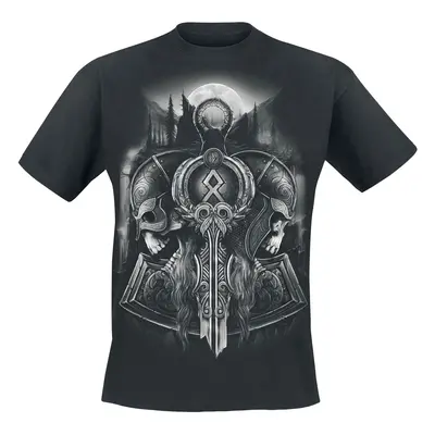 Toxic Angel Guardian Of Midgard T-Shirt black