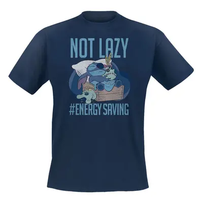 Lilo & Stitch Not Lazy T-Shirt blue