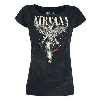 Nirvana Angel T-Shirt charcoal