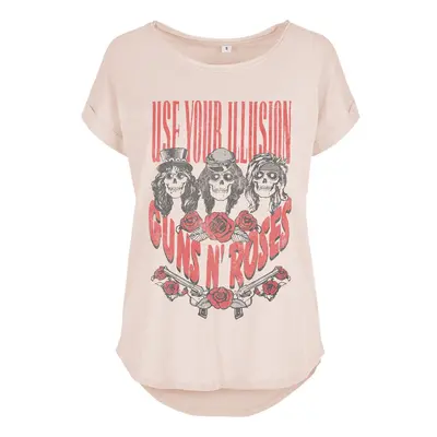 Guns N' Roses Use Your Illusion Roses T-Shirt pink