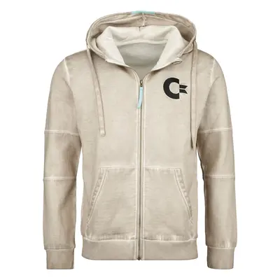 Commodore 64 Datasette Hooded zip beige