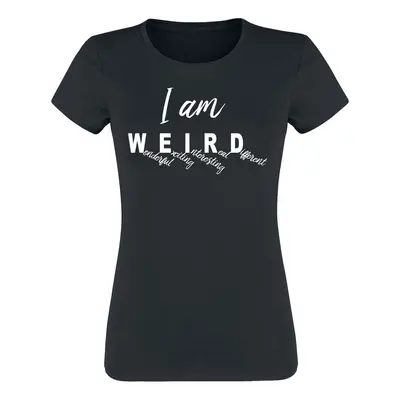 Slogans I Am Weird T-Shirt black