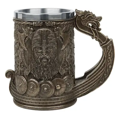 Nemesis Now Bronze Drakkar Viking Beer Jug black