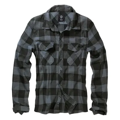 Brandit Checkshirt Flanel Shirt black grey