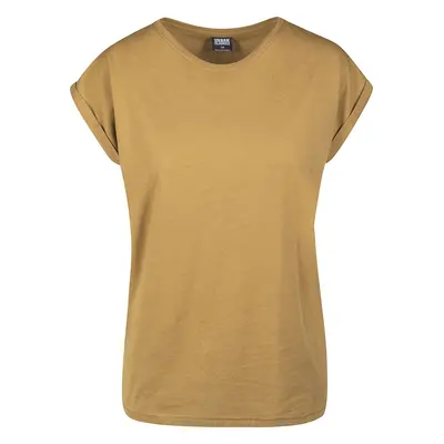 Urban Classics Ladies Extended Shoulder Tee T-Shirt sand