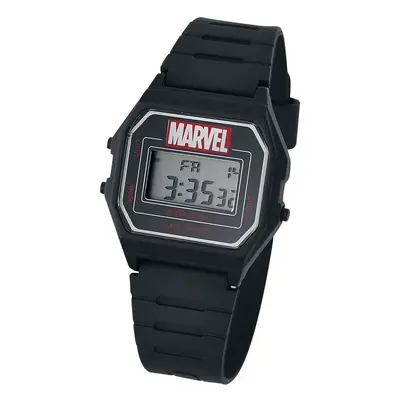 Marvel Marvel Logo Wristwatches black red