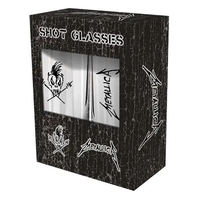 Metallica Scary Guy Shot Glasses Set transparent