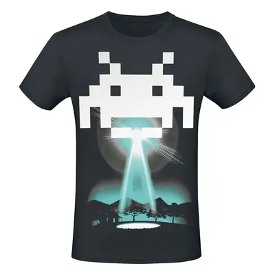 Space Invaders Beam me up alien T-Shirt black