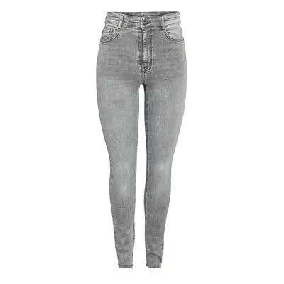 Noisy May NMSatty HW skinny cut hem AZ373LG S Jeans grey