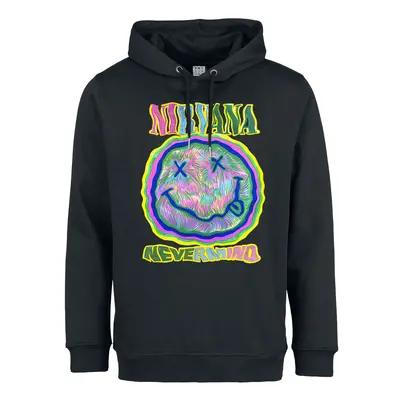 Nirvana Amplified Collection - Scribble Nevermind Hooded sweater black