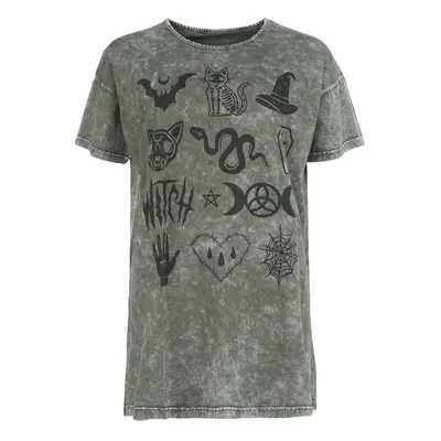 Gothicana by EMP T-shirt with front print T-Shirt green