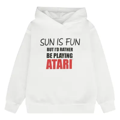 Atari I would rather be playing Atari Hoodie Sweater white