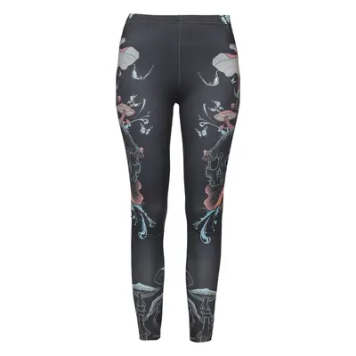 Full Volume by EMP leggings with skull and mushroom print Leggings black